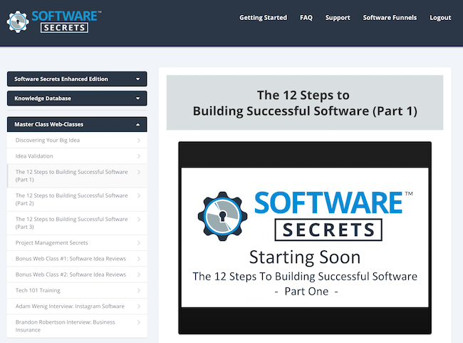 software secrets masterclass